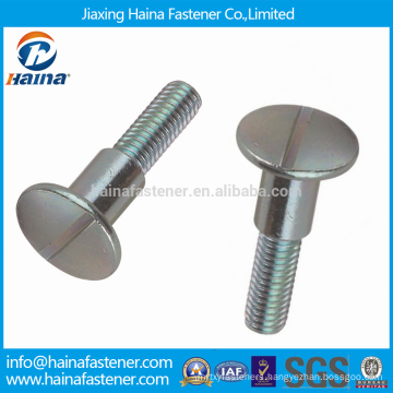 Customized Carbon Steel Zinc Plated Slotted Shoulder/Step Screws